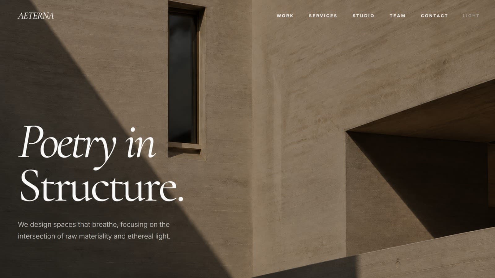 Interior Design & Architecture Portfolio Website