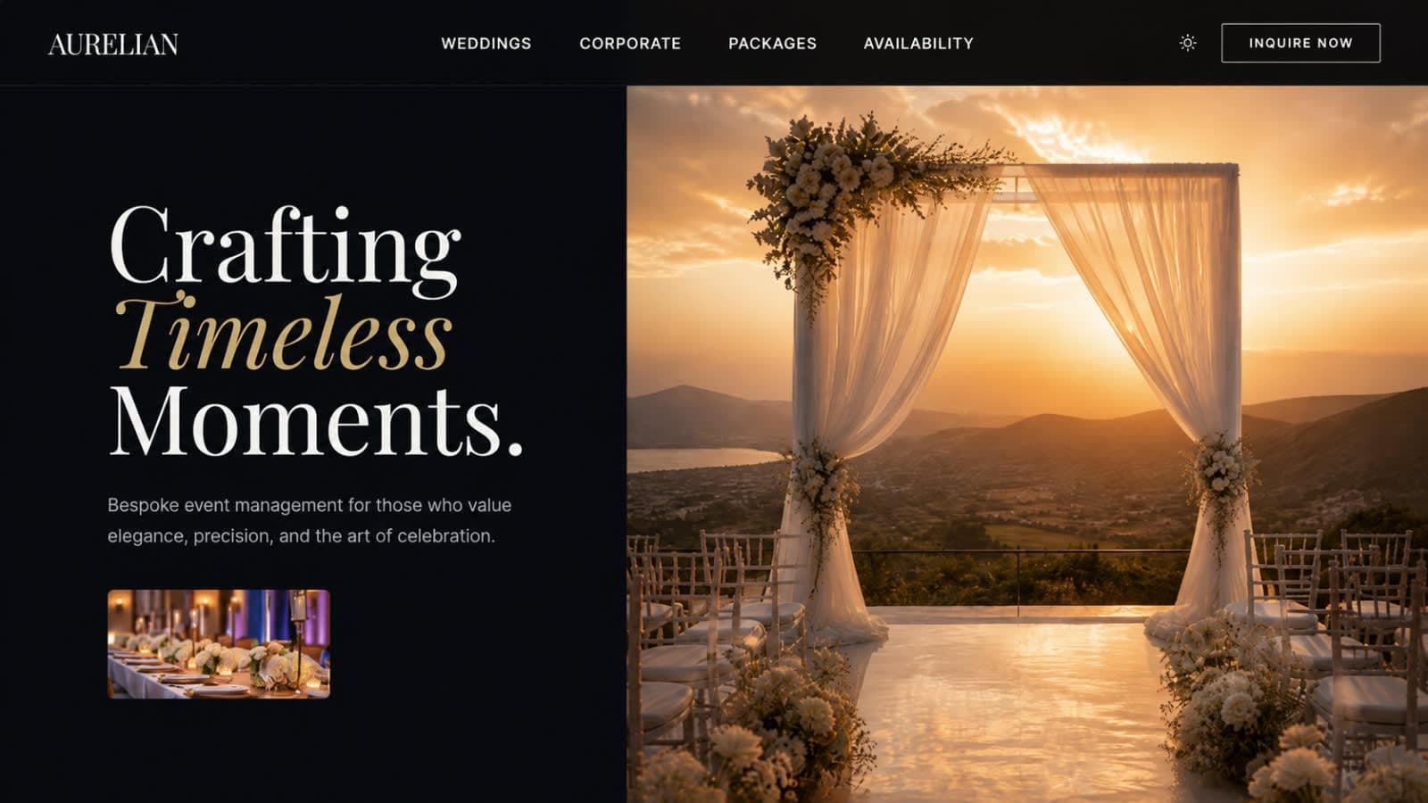 Event Management System Website